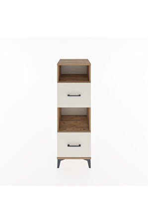 Hyperion Dolap 2 Raflı 2 Çekmeceli 44x44x134 Çam-Aytaşı