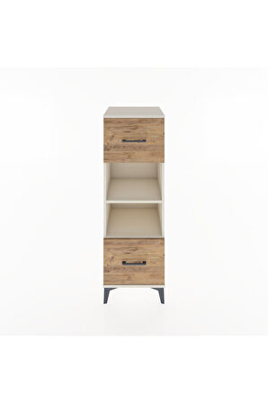 Hyperion Dolap 2 Raflı 2 Çekmeceli 44x44x134 Aytaşı-Çam
