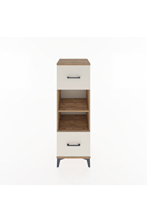 Hyperion Dolap 2 Raflı 2 Çekmeceli 44x44x134 Çam-Aytaşı