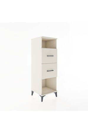 Hyperion Dolap Tek Raflı 2 Çekmeceli 44x44x134 Aytaşı-Aytaşı
