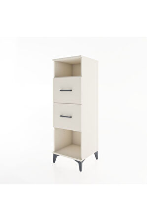 Hyperion Dolap Tek Raflı 2 Çekmeceli 44x44x134 Aytaşı-Aytaşı