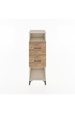 Hyperion Dolap Tek Raflı 2 Çekmeceli 44x44x134 Aytaşı-Çam