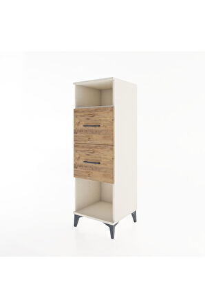 Hyperion Dolap Tek Raflı 2 Çekmeceli 44x44x134 Aytaşı-Çam