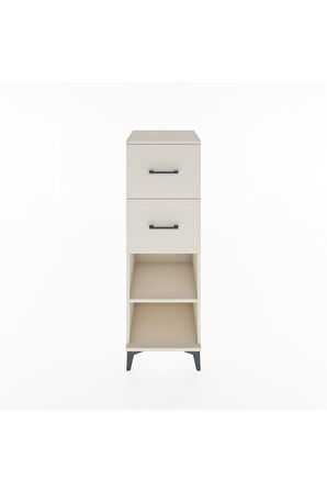 Hyperion Dolap Tek Raflı 2 Çekmeceli 44x44x134 Aytaşı-Aytaşı