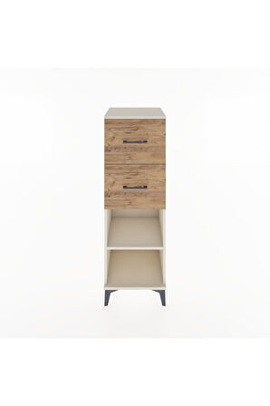 Hyperion Dolap Tek Raflı 2 Çekmeceli 44x44x134 Aytaşı-Çam