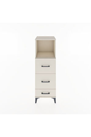 Hyperion Dolap Tek Raflı 3 Çekmeceli 44x44x134 Aytaşı-Aytaşı