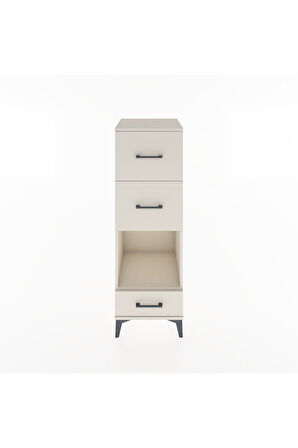Hyperion Dolap Tek Raflı 3 Çekmeceli 44x44x134 Aytaşı-Aytaşı
