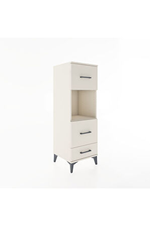 Hyperion Dolap Tek Raflı 3 Çekmeceli 44x44x134 Aytaşı-Aytaşı