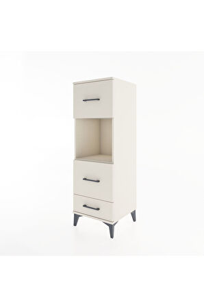 Hyperion Dolap Tek Raflı 3 Çekmeceli 44x44x134 Aytaşı-Aytaşı