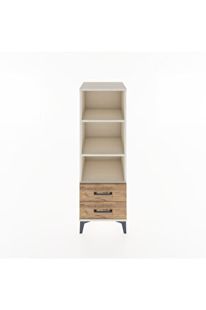 Hyperion Dolap 3 Raflı 2 Çekmeceli 44x44x134 Aytaşı-Çam