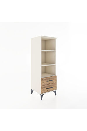 Hyperion Dolap 3 Raflı 2 Çekmeceli 44x44x134 Aytaşı-Çam