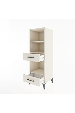 Hyperion Dolap 3 Raflı 2 Çekmeceli 44x44x134 Aytaşı-Aytaşı