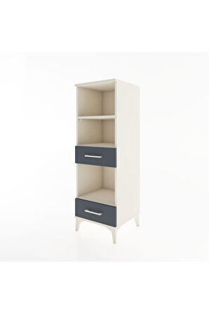 Hyperion Dolap 3 Raflı 2 Çekmeceli 44x44x134 Aytaşı-Antrasit