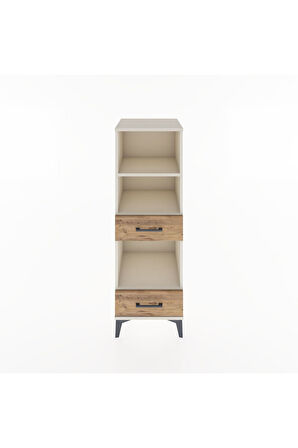 Hyperion Dolap 3 Raflı 2 Çekmeceli 44x44x134 Aytaşı-Çam