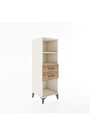 Hyperion Dolap 2 Raflı 2 Çekmeceli 44x44x134 Aytaşı-Çam