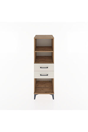 Hyperion Dolap 2 Raflı 2 Çekmeceli 44x44x134 Çam-Aytaşı