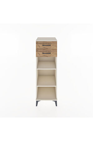 Hyperion Dolap 2 Raflı 2 Çekmeceli 44x44x134 Aytaşı-Çam