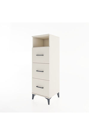 Hyperion Dolap Tek Raflı 3 Çekmeceli 44x44x134 Aytaşı-Aytaşı
