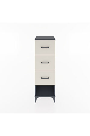 Hyperion Dolap 3 Çekmeceli 44x44x134 Antrasit-Aytaşı