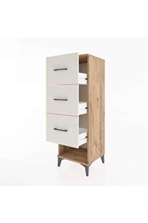 Hyperion Dolap 3 Çekmeceli 44x44x134 Çam-Aytaşı