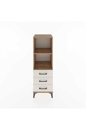 Hyperion Dolap 2 Raflı 3 Çekmeceli 44x44x134 Çam-Aytaşı