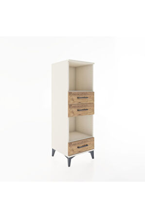 Hyperion Dolap 2 Raflı 3 Çekmeceli 44x44x134 Aytaşı-Çam
