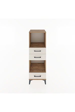 Hyperion Dolap 2 Raflı 3 Çekmeceli 44x44x134 Çam-Aytaşı
