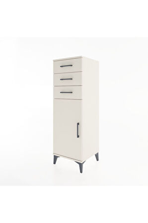 Hyperion Dolap 3 Çekmeceli Tek Kapaklı 44x44x134 Aytaşı-Aytaşı