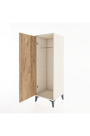 Hyperion Dolap Tek Kapaklı Tek Askılı 44x44x134 Aytaşı-Çam