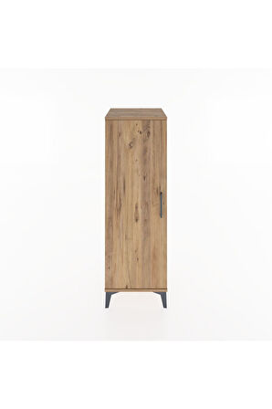 Hyperion Dolap Tek Kapaklı Tek Askılı 44x44x134 Çam-Çam