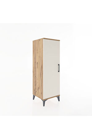 Hyperion Dolap 3 Raflı Tek Kapaklı 44x44x134 Çam-Aytaşı