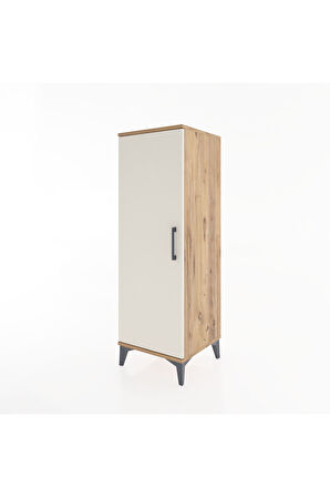 Hyperion Dolap 3 Raflı Tek Kapaklı 44x44x134 Çam-Aytaşı