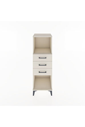 Hyperion Dolap Tek Raflı 3 Çekmeceli 44x44x134 Aytaşı-Aytaşı