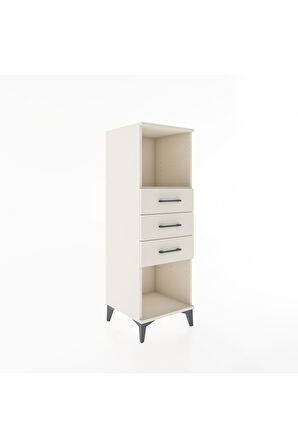 Hyperion Dolap Tek Raflı 3 Çekmeceli 44x44x134 Aytaşı-Aytaşı