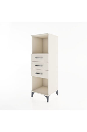 Hyperion Dolap Tek Raflı 3 Çekmeceli 44x44x134 Aytaşı-Aytaşı