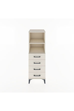 Hyperion Dolap 2 Raflı 4 Çekmeceli 44x44x134 Aytaşı-Aytaşı