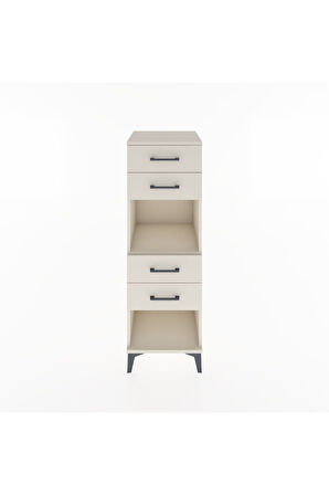 Hyperion Dolap Tek Raflı 4 Çekmeceli 44x44x134 Aytaşı-Aytaşı