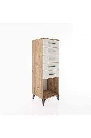 Hyperion Dolap 5 Çekmeceli 44x44x134 Çam-Aytaşı