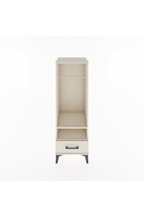 Hyperion Dolap 2 Raflı Tek Çekmeceli Tek Askılı 44x44x134 Aytaşı-Aytaşı