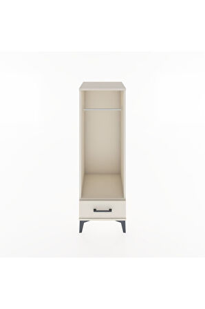 Hyperion Dolap Tek Raflı Tek Çekmeceli Tek Askılı 44x44x134 Aytaşı-Aytaşı