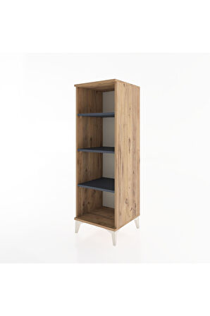 Hyperion Dolap 3 Raflı 44x44x134 Çam-Antrasit