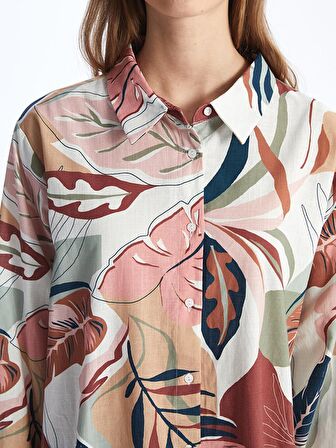 Desenli Kadın Gömlek Tunik