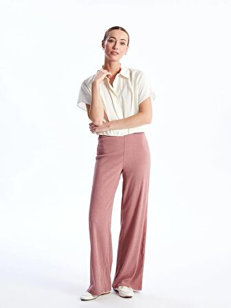 Kadın Dar Fit Düz Pantolon