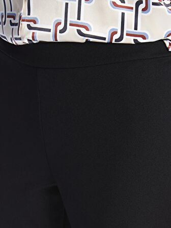 Beli Lastikli Havuç Kesim Kadın Pantolon