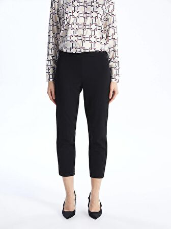 Beli Lastikli Havuç Kesim Kadın Pantolon
