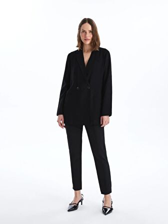 Beli Lastikli Dar Fit Kadın Pantolon