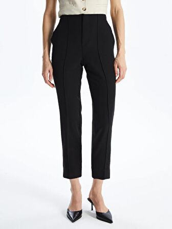 Beli Lastikli Dar Fit Kadın Pantolon