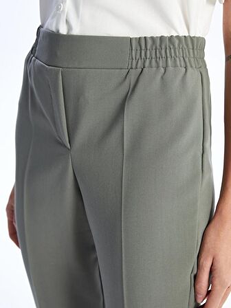 Beli Lastikli Standart Fit Kadın Pantolon