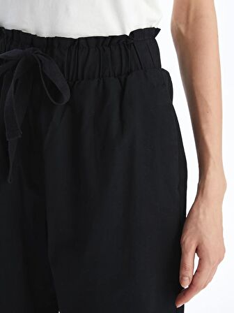 Beli Lastikli Rahat Kalıp Kadın Pantolon