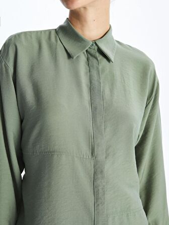 Düz Oversize Kadın Gömlek Tunik